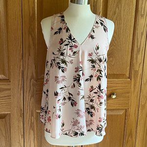 VINCE CAMUTO - Timeless Bouquet Tank Blouse -- In Perfect Shape